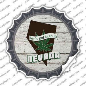 Lets Get High In Nevada Wholesale Novelty Bottle Cap Sticker Decal