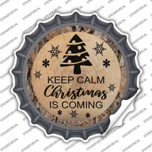 Christmas Is Coming Wholesale Novelty Bottle Cap Sticker Decal