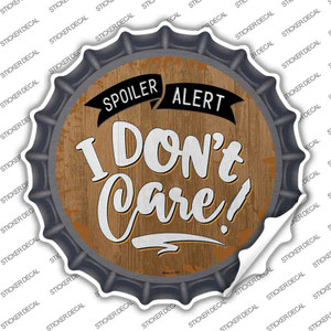 Spoiler Alert Wholesale Novelty Bottle Cap Sticker Decal