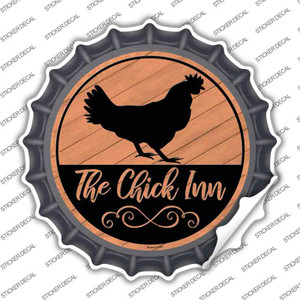 The Chicken Inn Wholesale Novelty Bottle Cap Sticker Decal