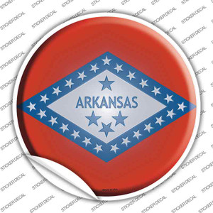 Arkansas State Flag Wholesale Novelty Circle Sticker Decal