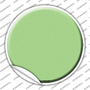 Lime Green Wholesale Novelty Circle Sticker Decal