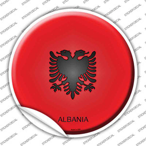 Albania Country Wholesale Novelty Circle Sticker Decal