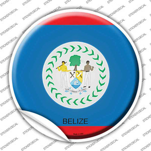 Belize Country Wholesale Novelty Circle Sticker Decal