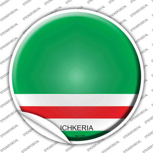 Ichkeria Country Wholesale Novelty Circle Sticker Decal