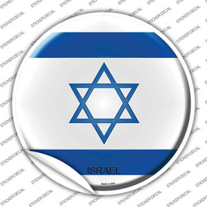 Israel Country Wholesale Novelty Circle Sticker Decal