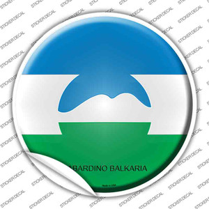 Kabardino Balkaria Country Wholesale Novelty Circle Sticker Decal