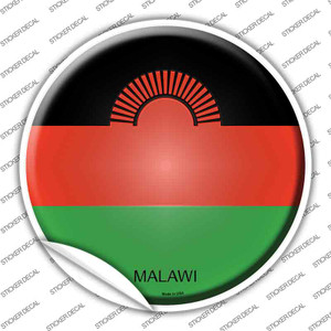 Malawi Country Wholesale Novelty Circle Sticker Decal