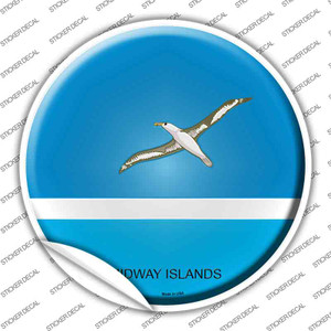 Midway Islands Country Wholesale Novelty Circle Sticker Decal