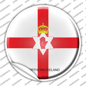 Northern Ireland Country Wholesale Novelty Circle Sticker Decal