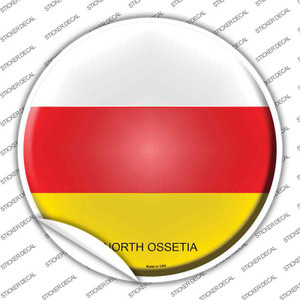 North Ossetia Country Wholesale Novelty Circle Sticker Decal