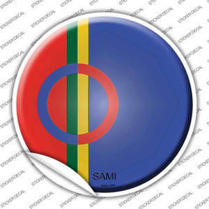 Sami Country Wholesale Novelty Circle Sticker Decal