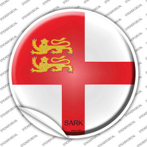 Sark Country Wholesale Novelty Circle Sticker Decal