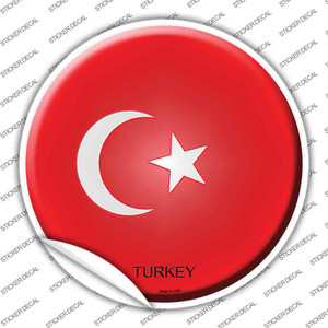 Turkey Country Wholesale Novelty Circle Sticker Decal