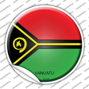Vanuatu Country Wholesale Novelty Circle Sticker Decal