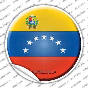 Venezuela Country Wholesale Novelty Circle Sticker Decal