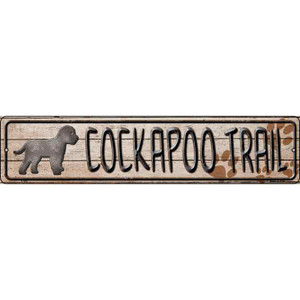 Cockapoo Trail Wholesale Novelty Metal Street Sign