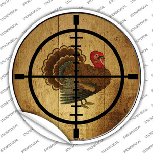 Turkey Hunter Wholesale Novelty Circle Sticker Decal