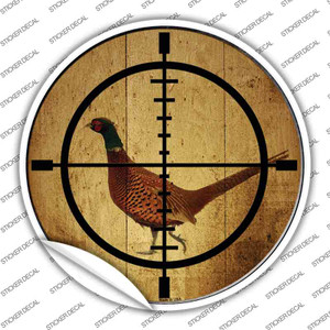 Pheasant Hunter Wholesale Novelty Circle Sticker Decal