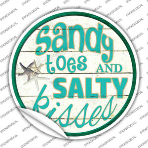 Sandy Toes Wholesale Novelty Circle Sticker Decal