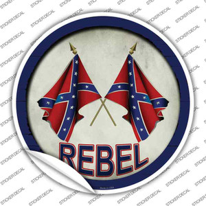 Rebel Wholesale Novelty Circle Sticker Decal