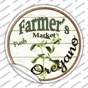 Farmers Market Oregano Wholesale Novelty Circle Sticker Decal