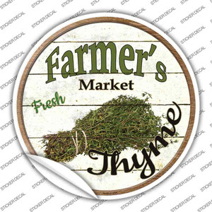 Farmers Market Thyme Wholesale Novelty Circle Sticker Decal