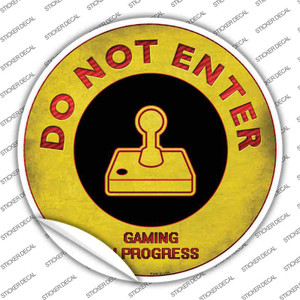 Do Not Enter Atari Wholesale Novelty Circle Sticker Decal