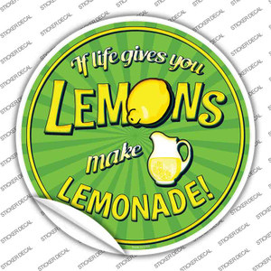 Make Lemonade Wholesale Novelty Circle Sticker Decal