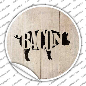 Pigs Make Bacon Wholesale Novelty Circle Sticker Decal