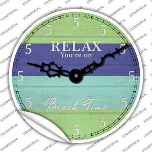 Youre On Beach Time Wholesale Novelty Circle Sticker Decal
