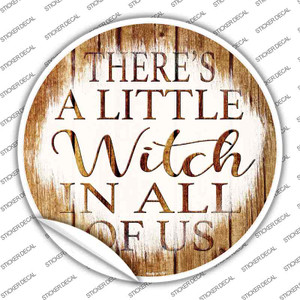 Witch In All Of Us Wholesale Novelty Circle Sticker Decal