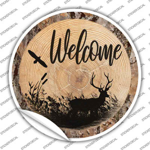 Welcome Elk Wholesale Novelty Circle Sticker Decal