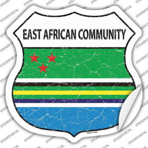 East Africa Community Flag Wholesale Novelty Highway Shield Sticker Decal