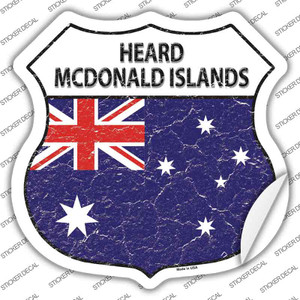 Heard McDonald Islands Flag Wholesale Novelty Highway Shield Sticker Decal