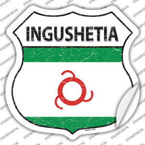 Ingushetia Flag Wholesale Novelty Highway Shield Sticker Decal