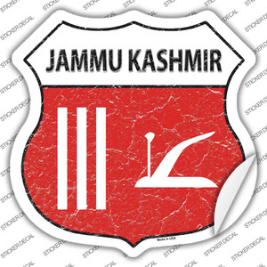 Jammu Kashmir Flag Wholesale Novelty Highway Shield Sticker Decal