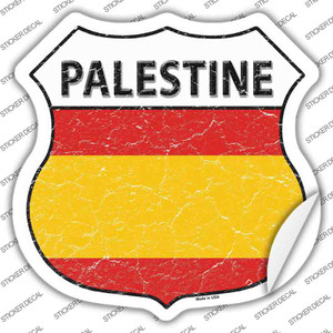 Palestine Flag Wholesale Novelty Highway Shield Sticker Decal