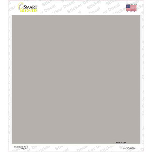 Gray Solid Wholesale Novelty Square Sticker Decal
