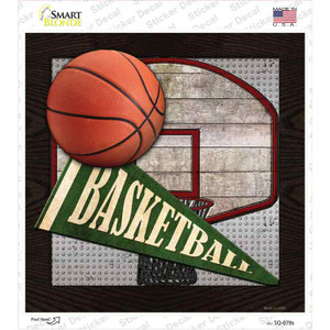 Basketball Wholesale Novelty Square Sticker Decal