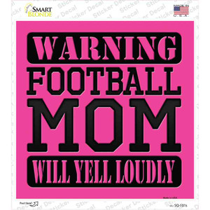 Football Mom Wholesale Novelty Square Sticker Decal