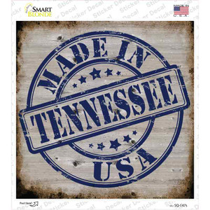 Tennessee Stamp On Wood Wholesale Novelty Square Sticker Decal