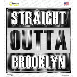 Straight Outta Brooklyn Wholesale Novelty Square Sticker Decal