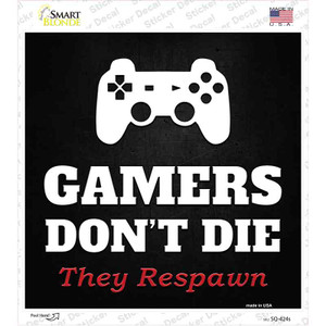 PlayStation Gamers Dont Die Wholesale Novelty Square Sticker Decal