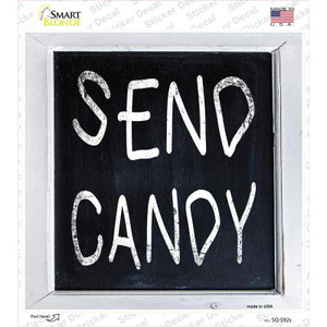 Send Candy Wholesale Novelty Square Sticker Decal