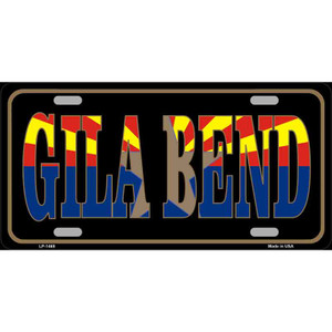 Gila Bend Arizona State Flag Wholesale Metal Novelty License Plate