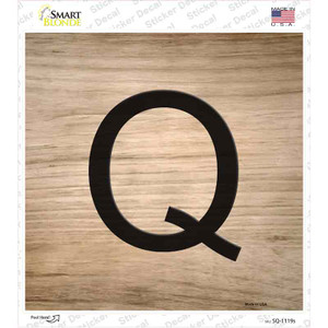 Q Letter Tile Wholesale Novelty Square Sticker Decal