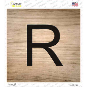 R Letter Tile Wholesale Novelty Square Sticker Decal