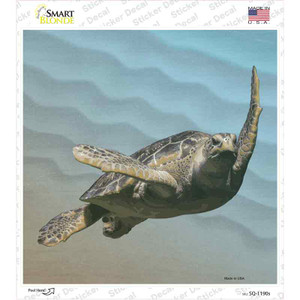 Sea turtle Picture Wholesale Novelty Square Sticker Decal