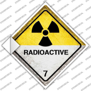 Radioactive 7 Small Wholesale Novelty Diamond Sticker Decal